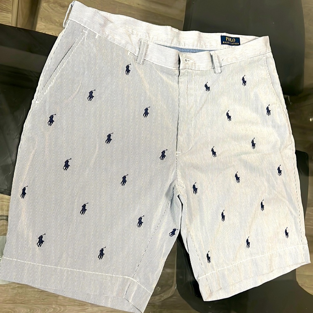 Polo ralph lauren shorts horse printed all over